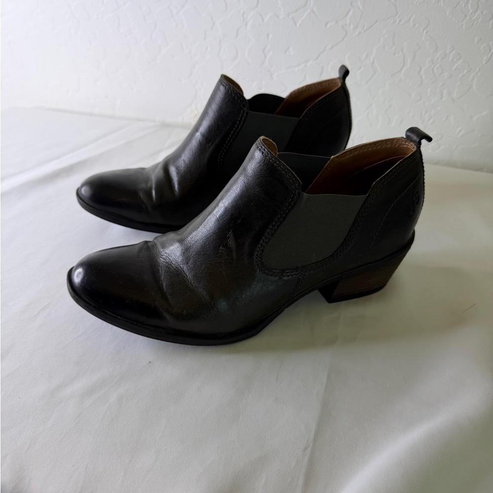 Joseph Seibel Black Leather Ankle Boots 39